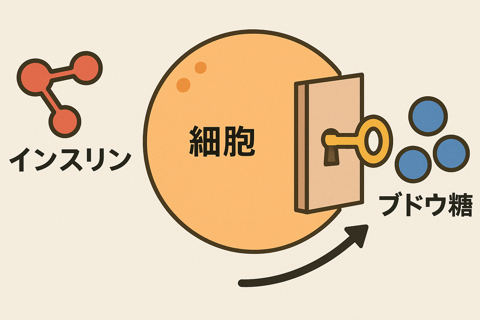 インスリンのイメージ
